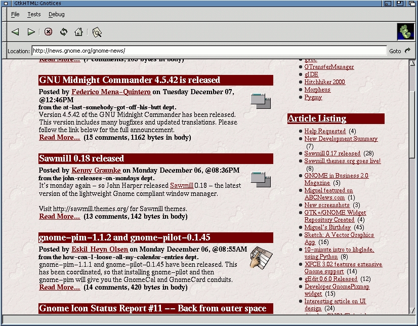GNOME, Its State and Future Linux Journal