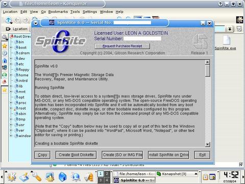 SpinRite 6.0 for Linux Users