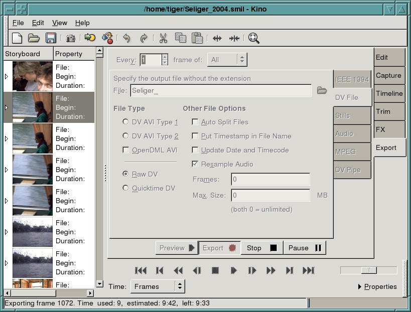 Making Movies with Kino Linux Journal