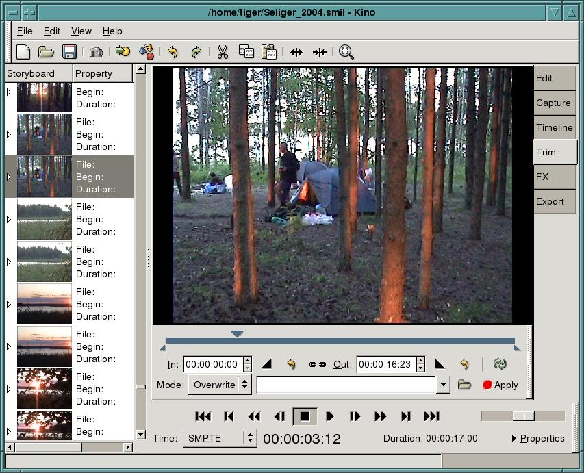 Making Movies with Kino Linux Journal