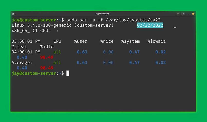 How to Use Sar (System Activity Reporter)